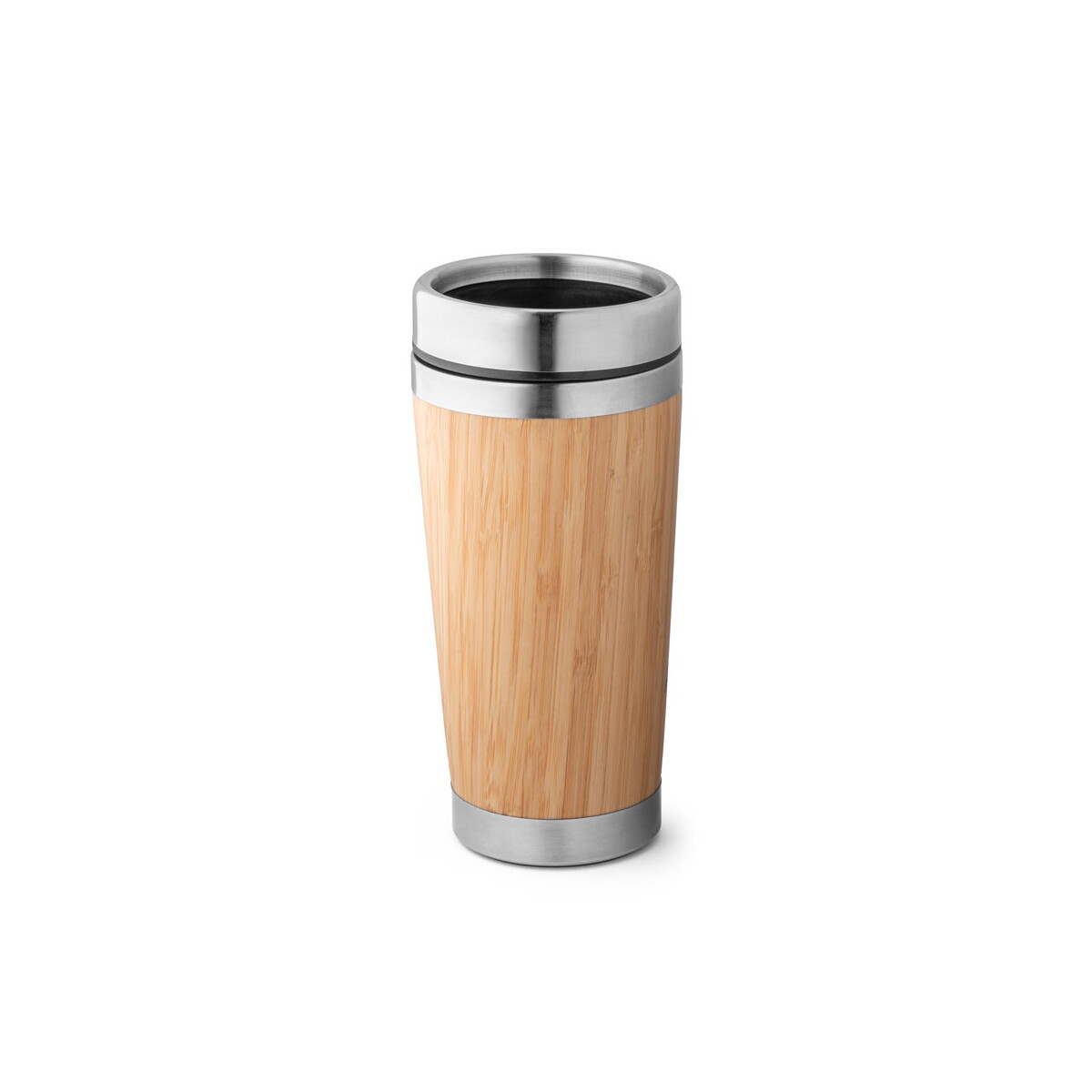 PIETRO. Kubek podróżny z bambusa i stali nierdzewnej 500 ml - Naturalny 94241_160