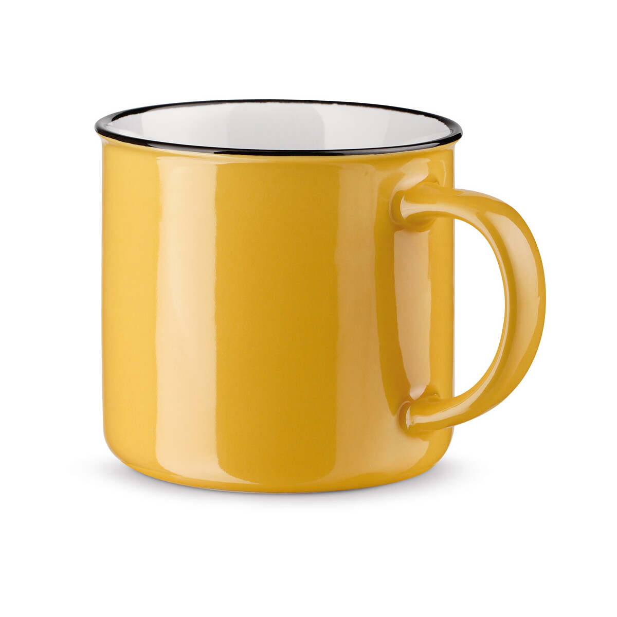 VERNON. Kubek ceramiczny 340 mL - Żółty 93836_108