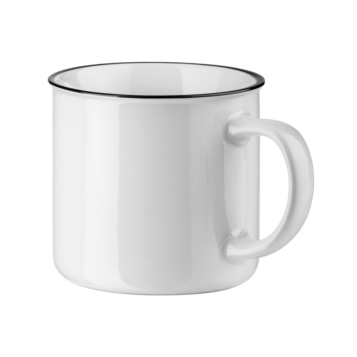 VERNON WHITE. Kubek ceramiczny 340 mL - Biały 94673_106