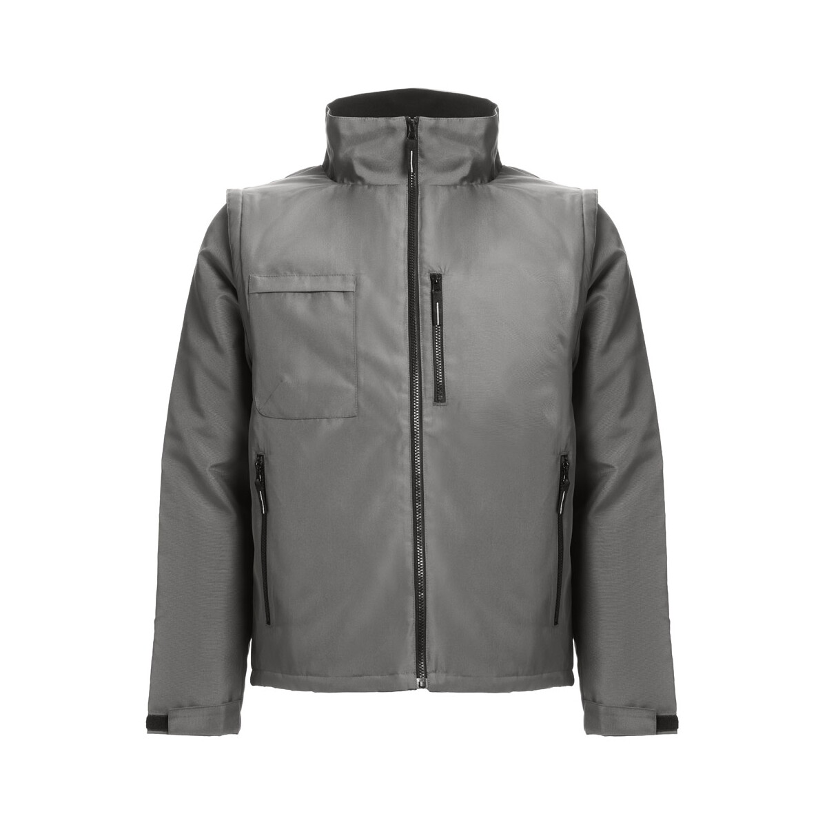 THC ASTANA. Wyściełana kurtka poliestrowa (unisex) - Szara 30251_113