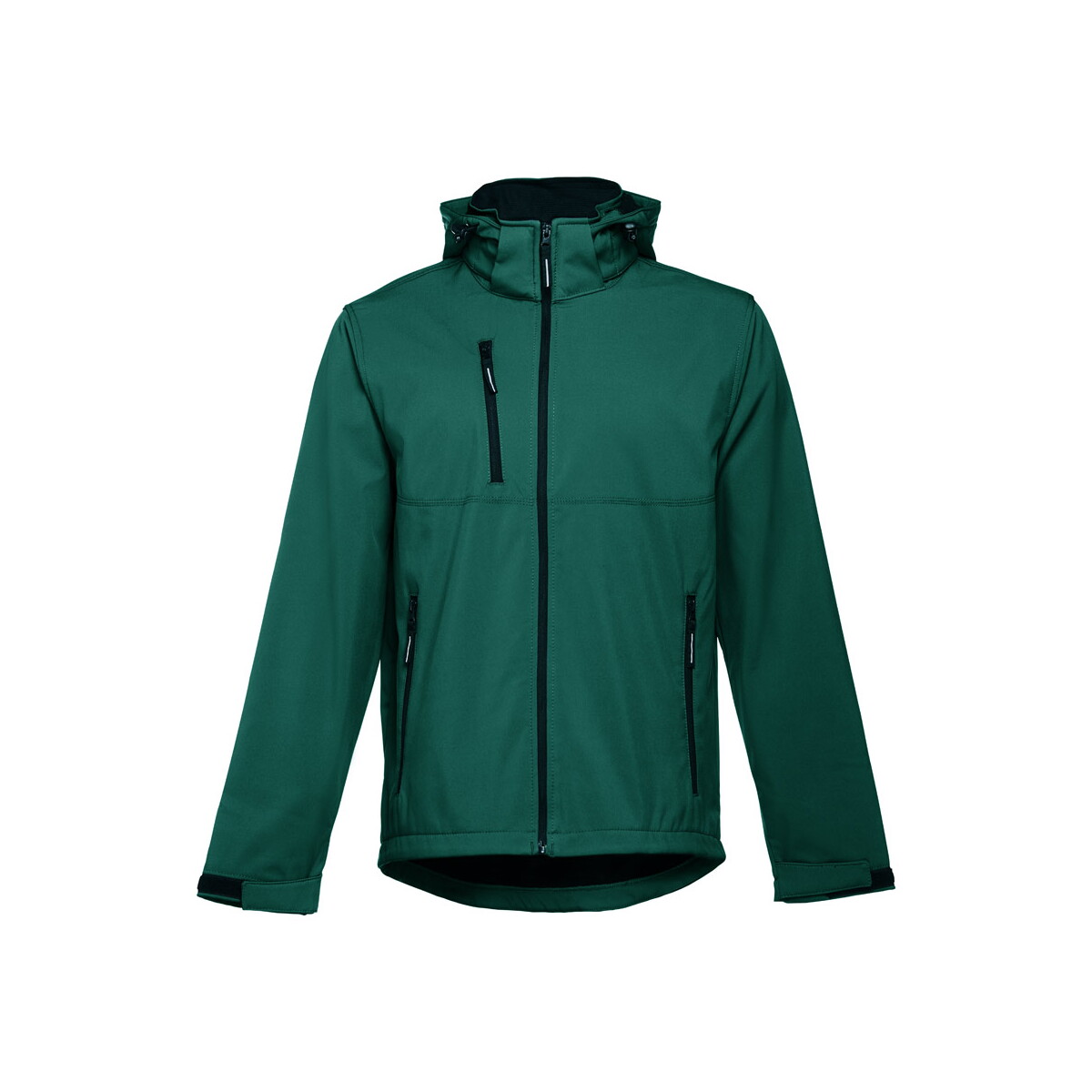 THC ZAGREB. Męska kurtka softshell z poliestru i elastanu - Ciemnozielona 30180_129