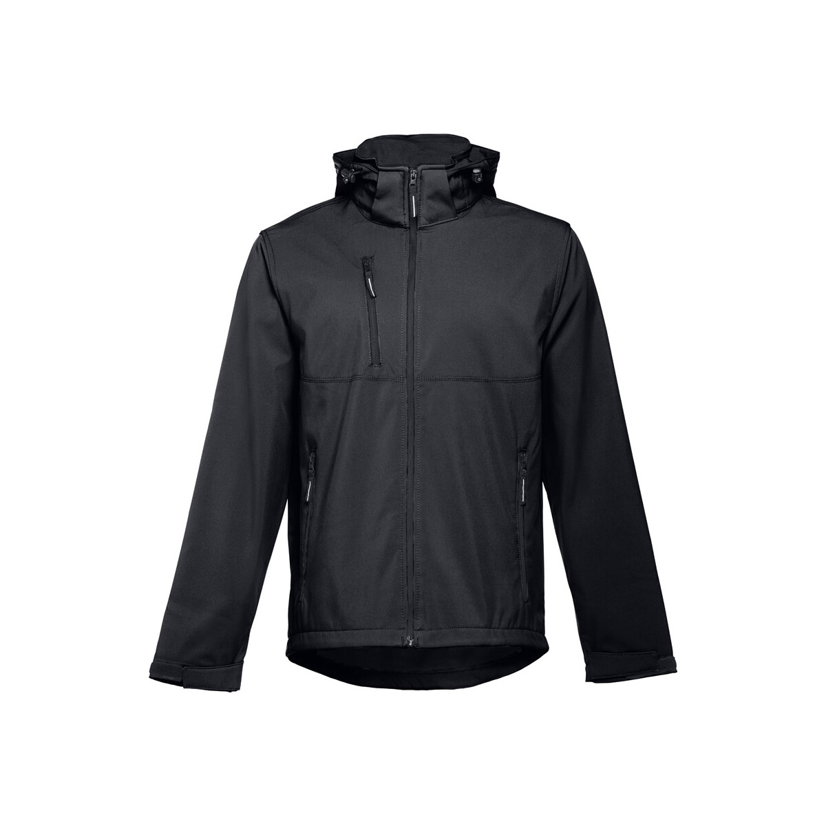 THC ZAGREB. Męska kurtka softshell z poliestru i elastanu - Czarna 30180_103