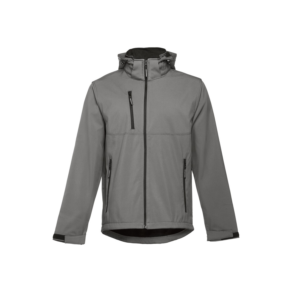 THC ZAGREB. Męska kurtka softshell z poliestru i elastanu - Szara 30180_113