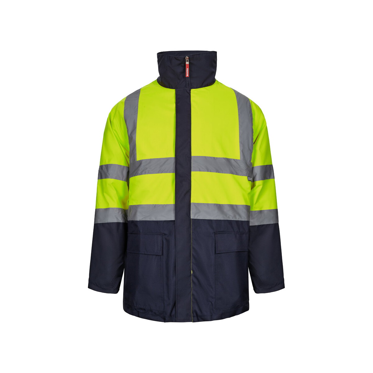 VL JUNO LARGE. Dwukolorowa kurtka 4 w 1 (180 g/m²) z poliestru (100%) z powłoką PU - Granatowa/Żółta 36109_204
