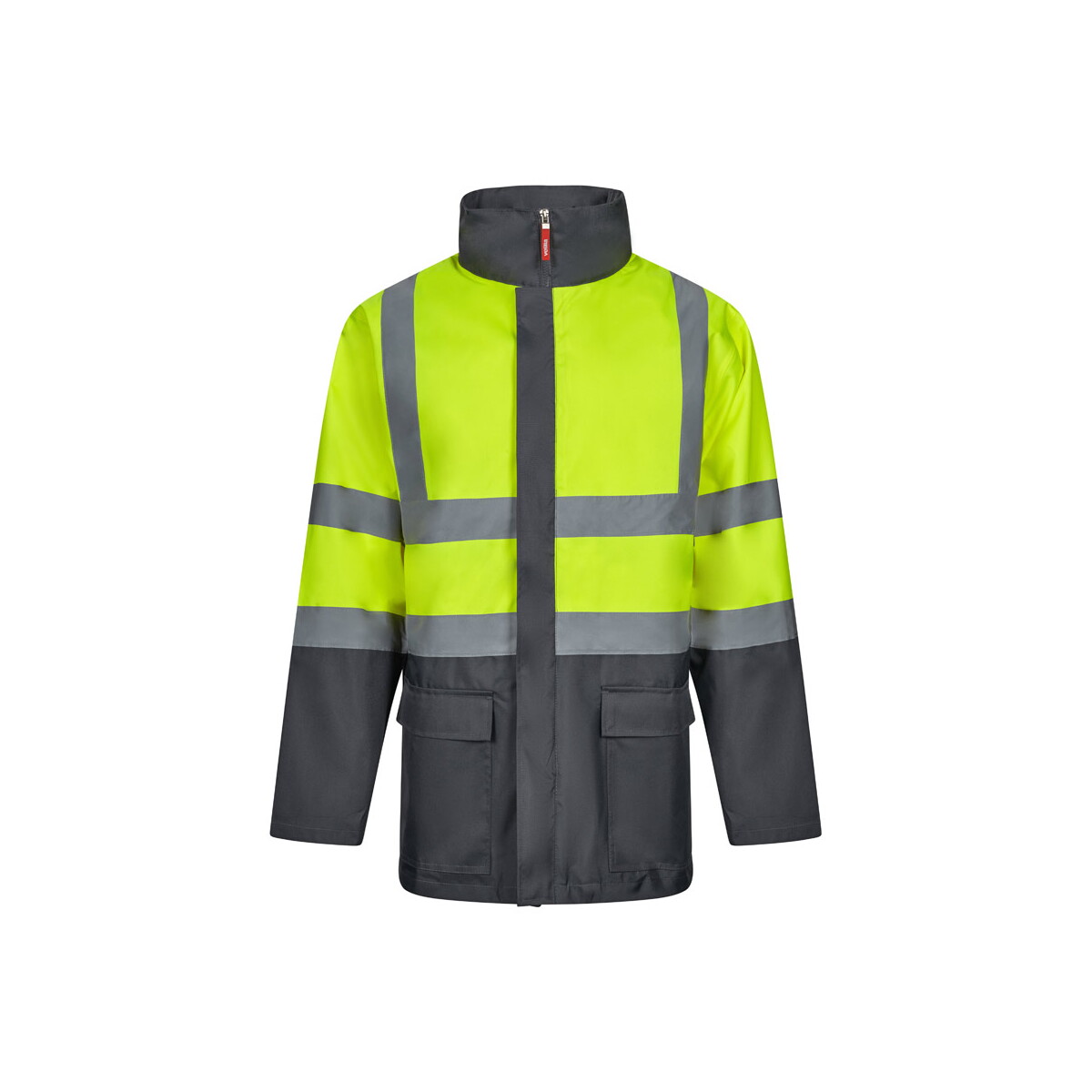VL JUNO LARGE. Dwukolorowa kurtka 4 w 1 (180 g/m²) z poliestru (100%) z powłoką PU - Szara/Żółta 36109_207