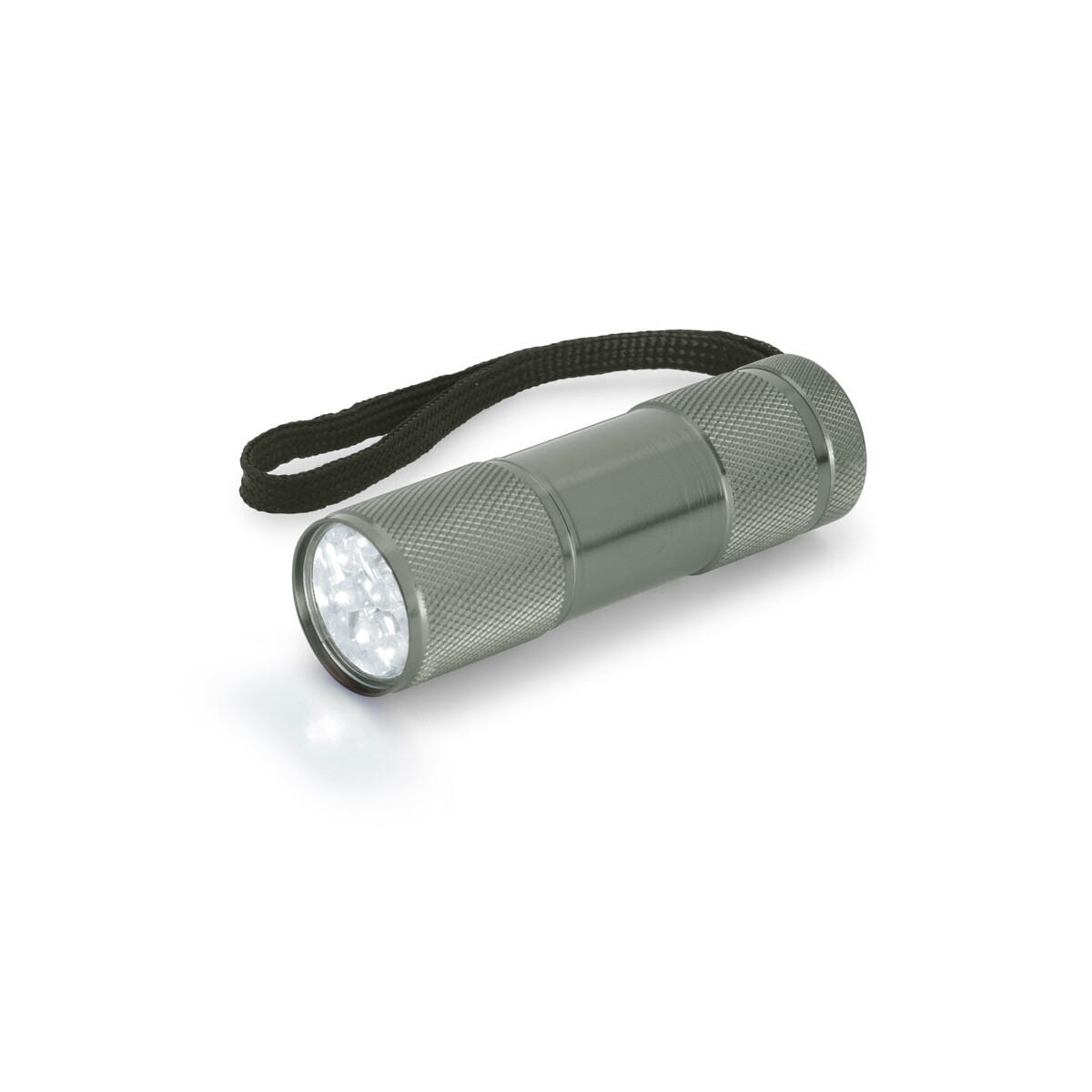 FLASHY. Aluminiowa latarka z 9 diodami LED - Stalowa 94736_147