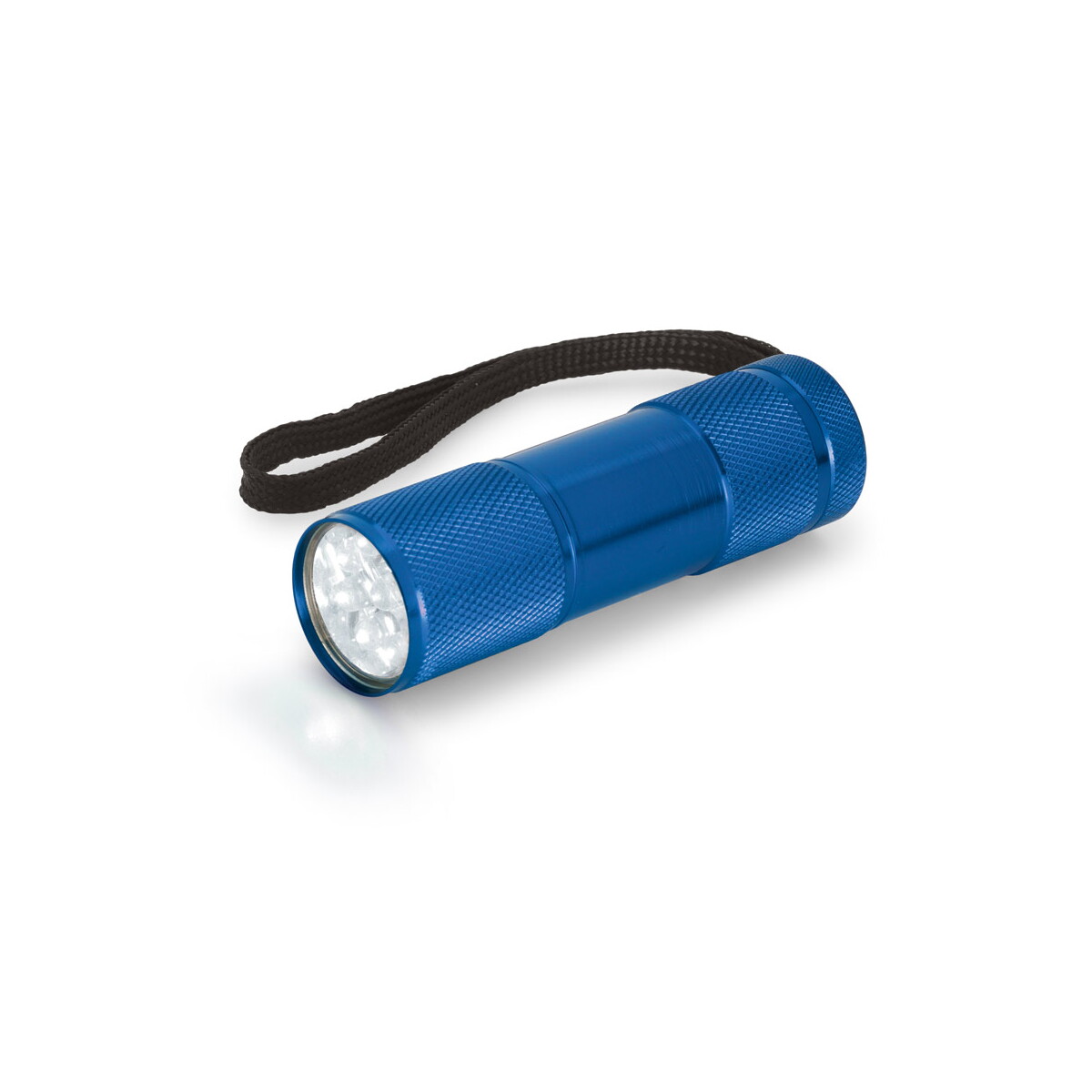 FLASHY. Aluminiowa latarka z 9 diodami LED - Szafirowa 94736_114