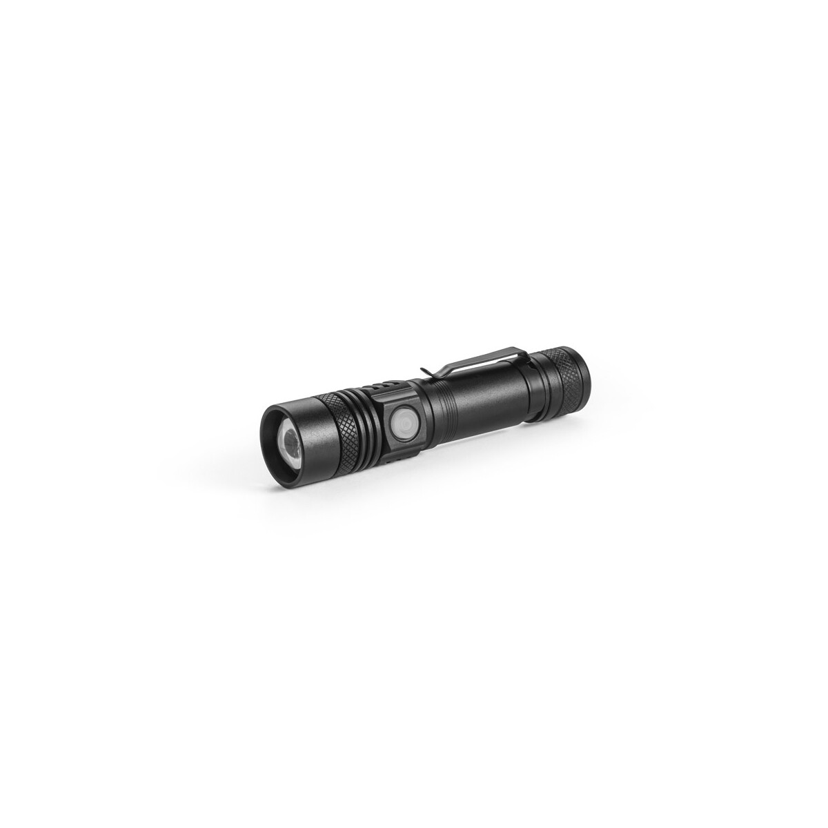 UNGAR. Aluminiowa latarka 5W z możliwością ładowania - Czarna 98147_103