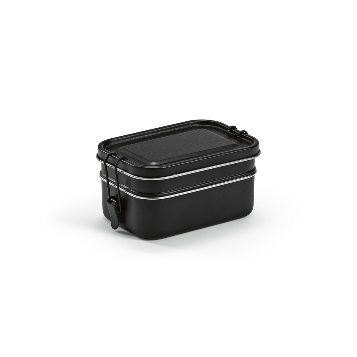 Tintoretto Pojemnik na lunch ze stali nierdzewnej z recyklingu 1240 ml - Czarny ALB006_103