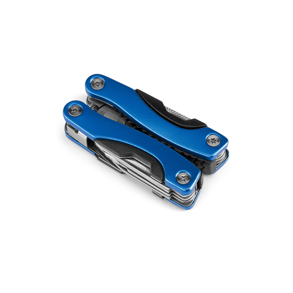 DUNITO. Składane mini szczypce wielofunkcyjne wykonane ze stali nierdzewnej i aluminium - Szafirowe 94016_114
