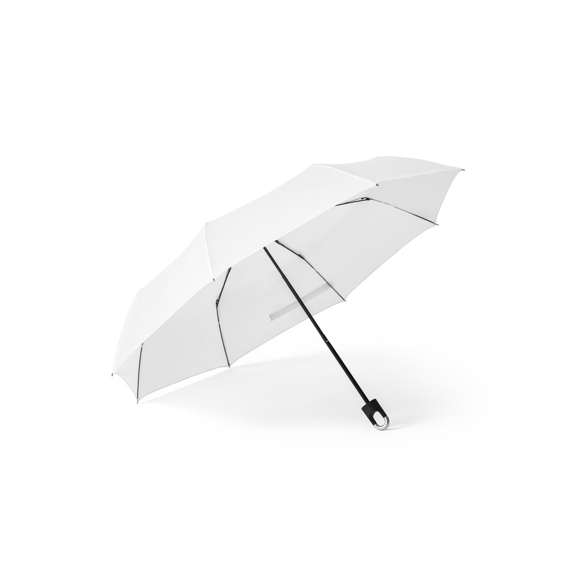AARON. Parasol składany 21” z materiału 190T pongee - Biały 99092_106