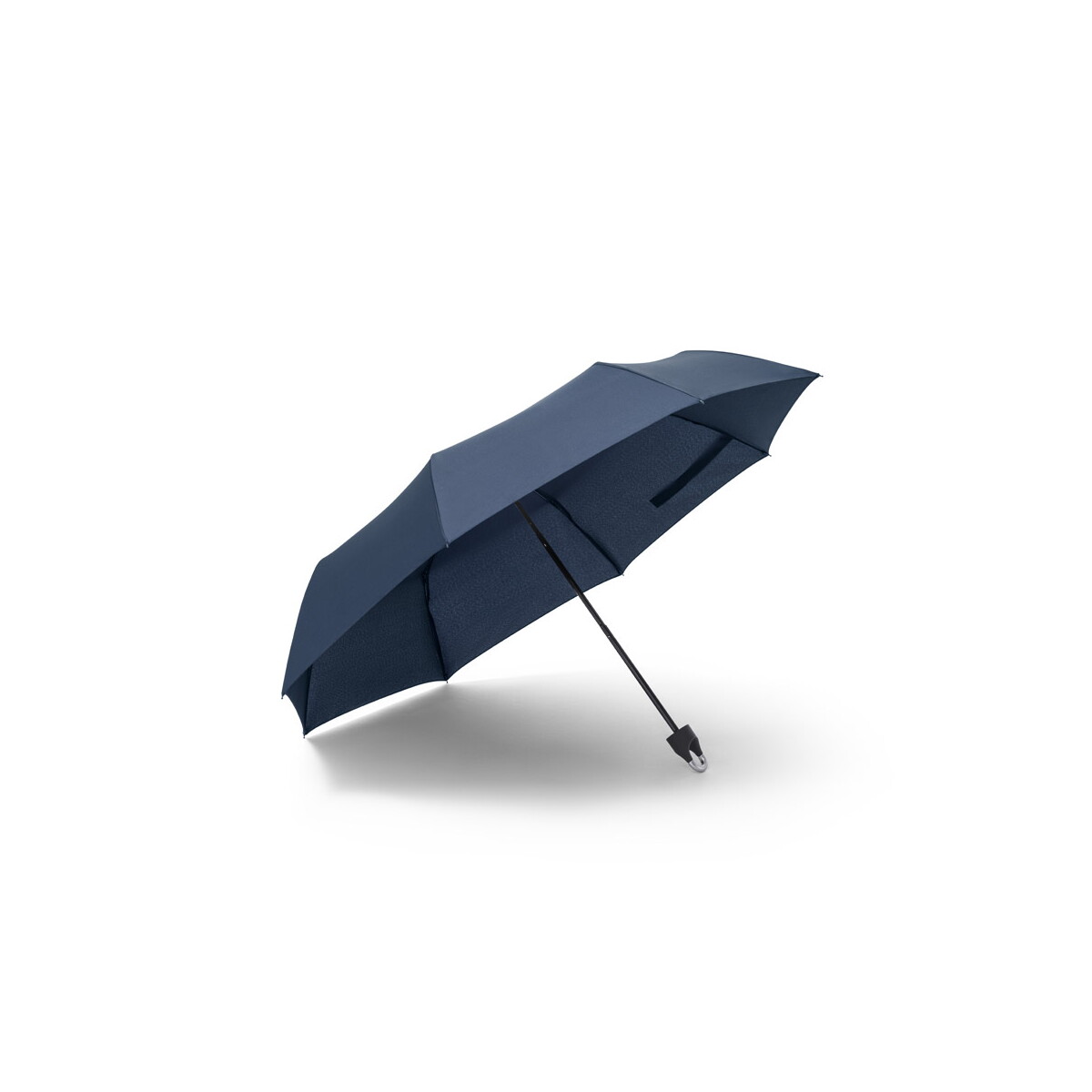 AARON. Parasol składany 21” z materiału 190T pongee - Granatowy 99092_104