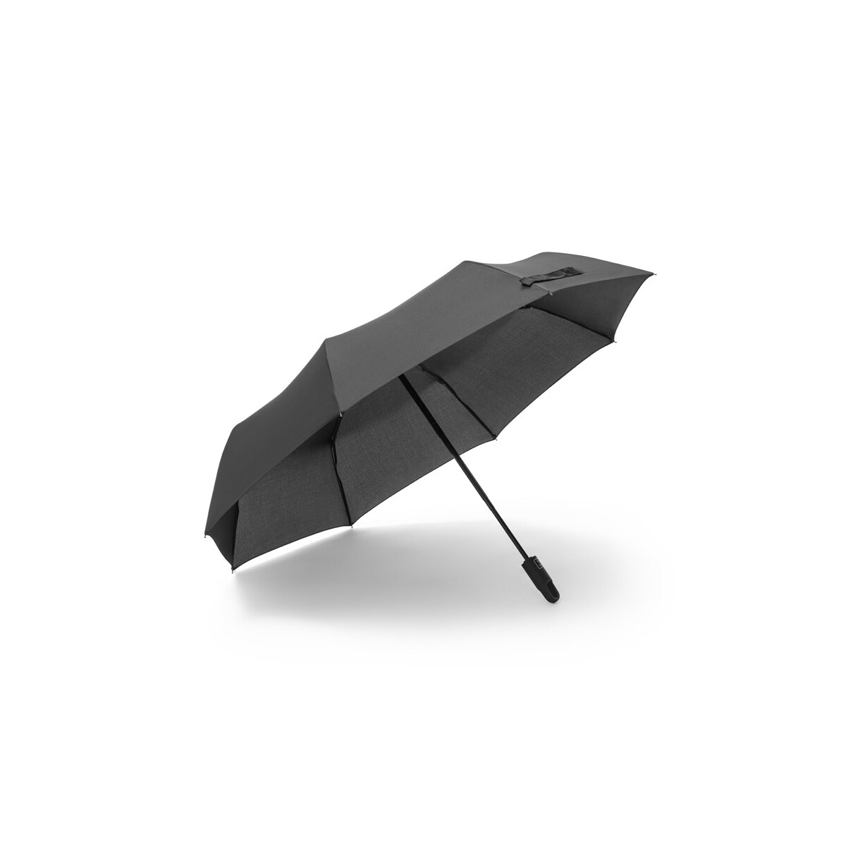 GUSTAVO. Parasol poliestru pochodzącego (100% rPET) 190T pongee z automatycznym otwieraniem i zamykaniem - Czarny 99095_103