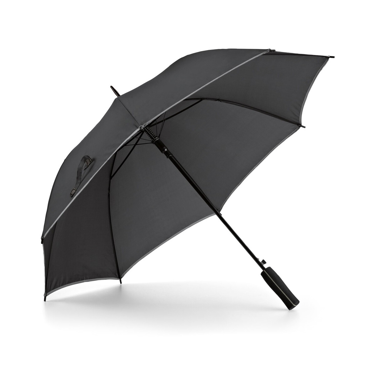 JENNA. Parasol z poliestru 190T z automatycznym otwieraniem - Satynowy srebrny 99137_127