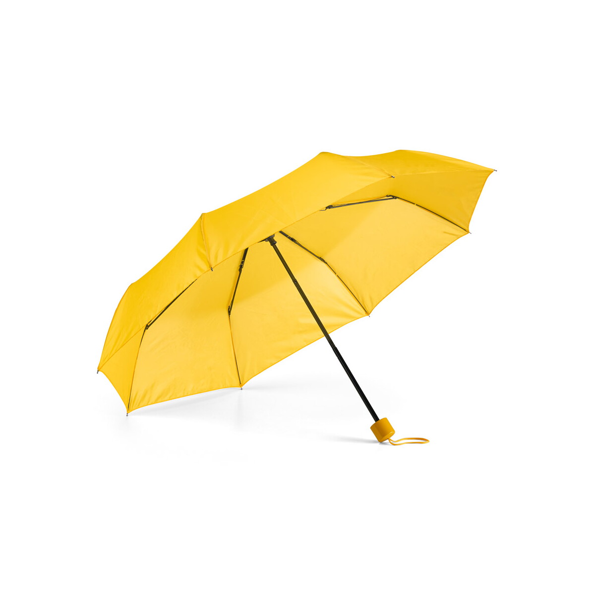 MARIA. Składany parasol z poliestru 190T - żółty 99138_108