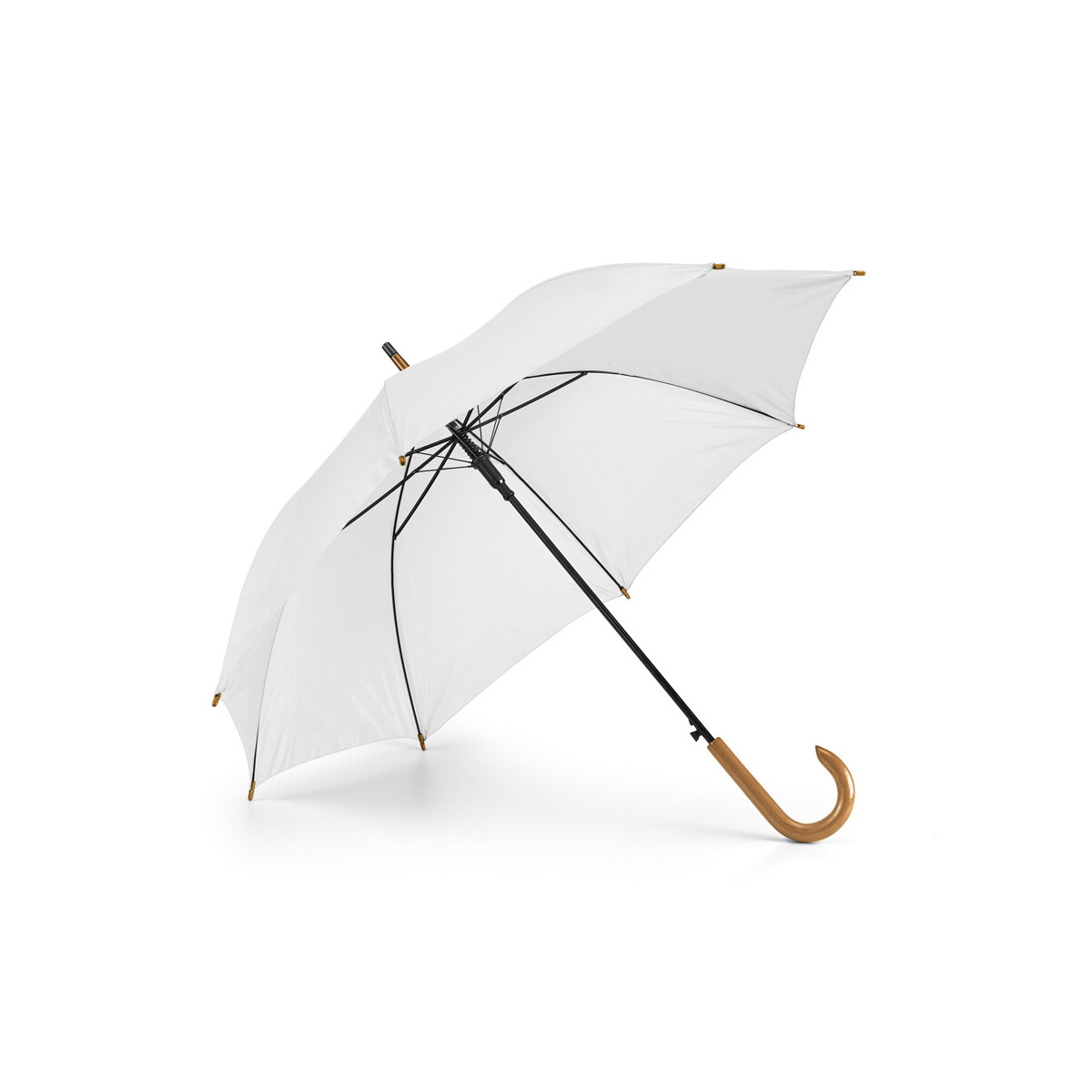 PATTI. Parasol z poliestru 190T z automatycznym otwieraniem - Biały 99116_106