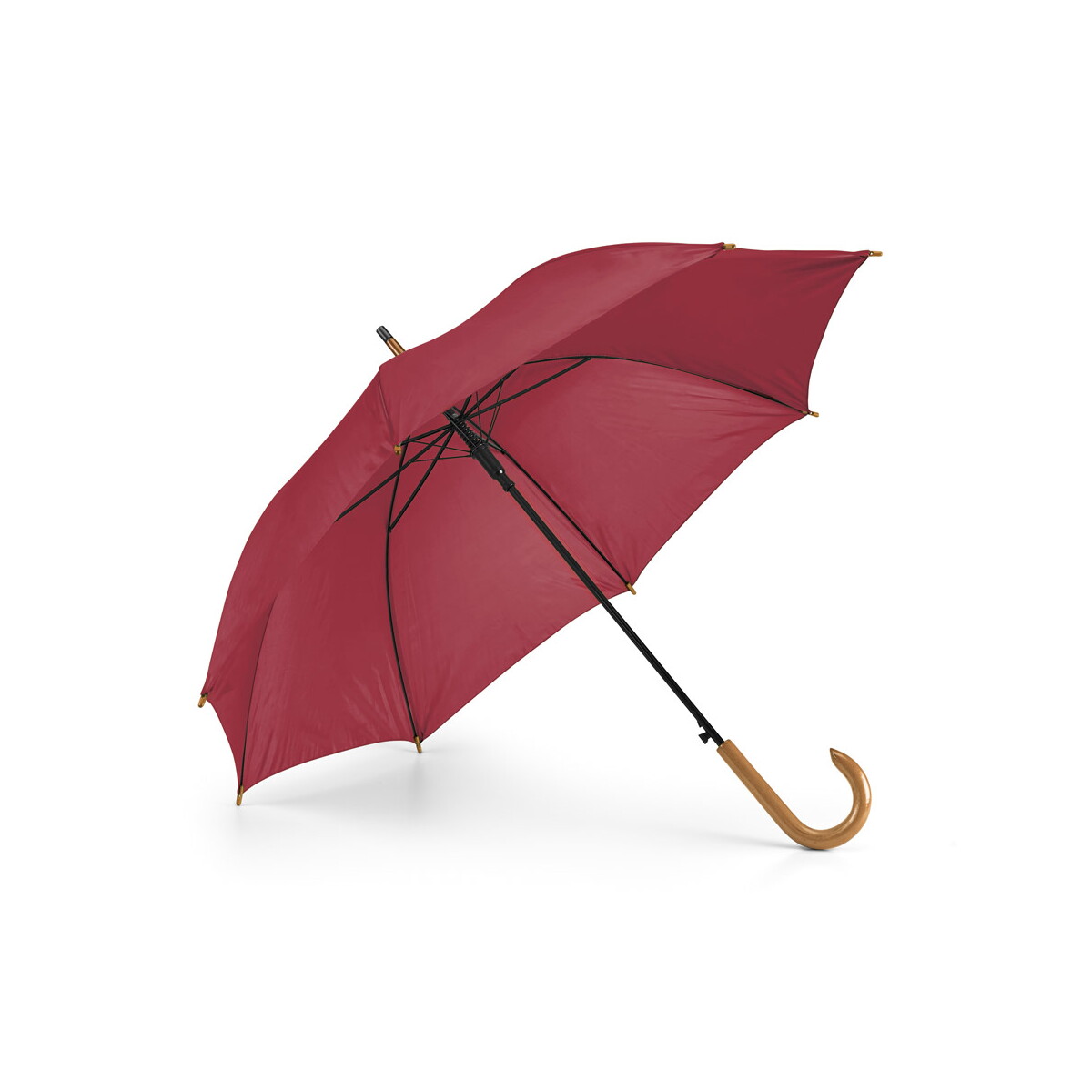 PATTI. Parasol z poliestru 190T z automatycznym otwieraniem - Burgundowy 99116_115