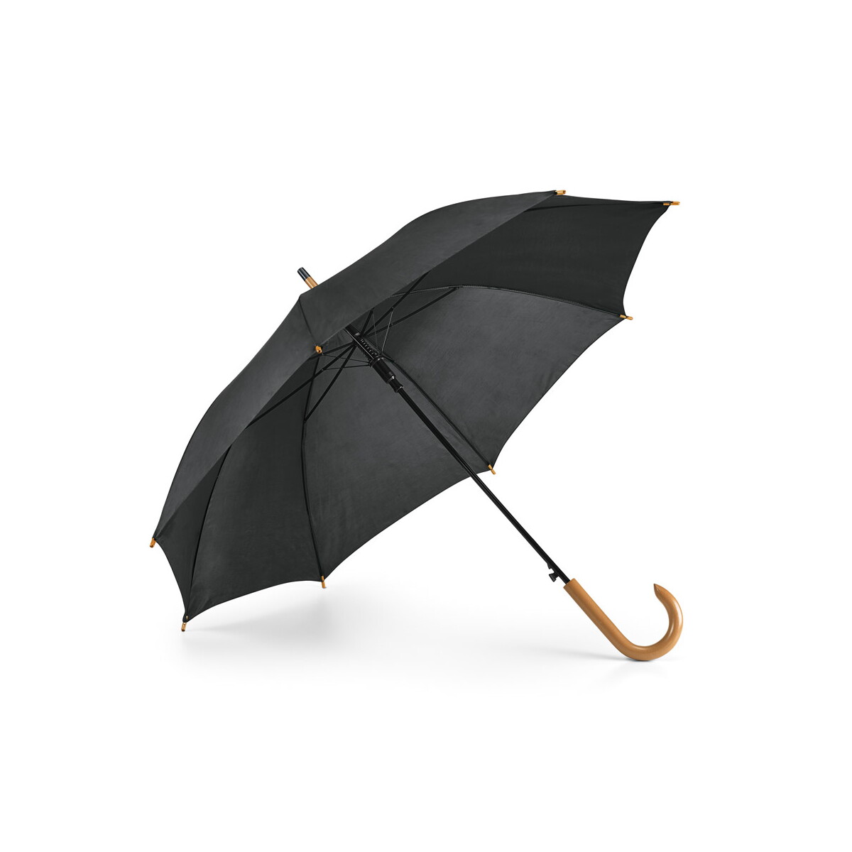 PATTI. Parasol z poliestru 190T z automatycznym otwieraniem - Czarny 99116_103