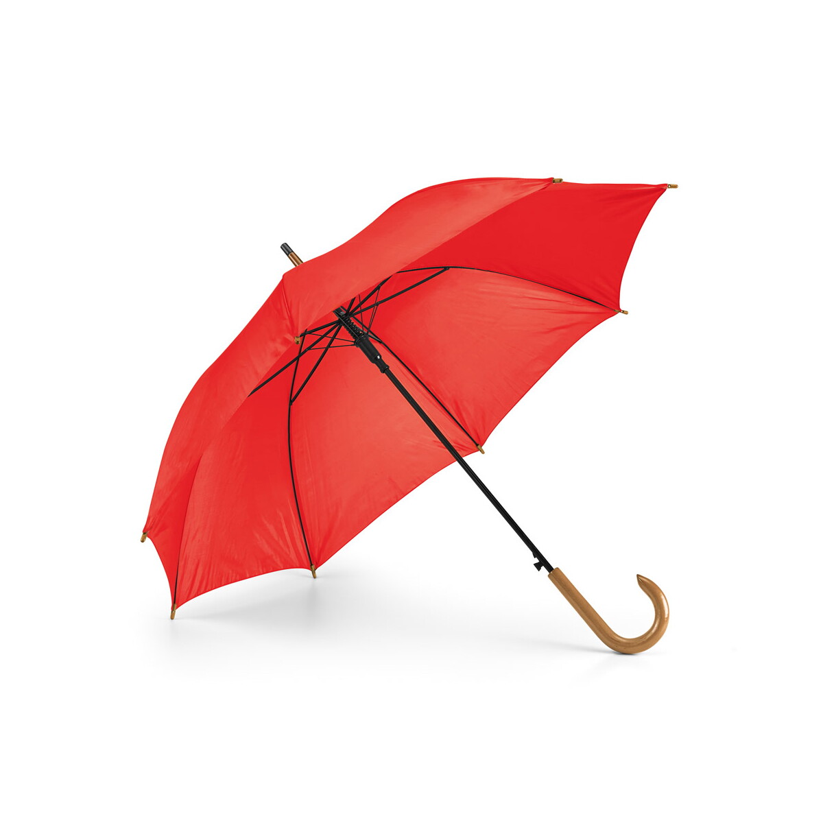 PATTI. Parasol z poliestru 190T z automatycznym otwieraniem - Czerwony 99116_105