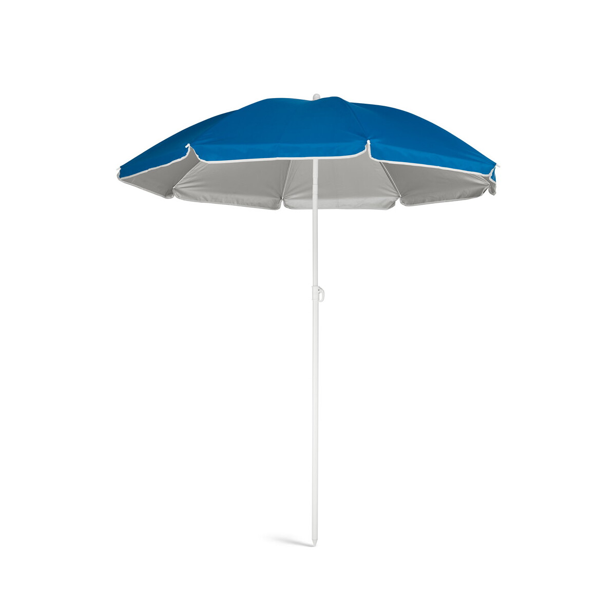 PARANA. Odchylany parasol plażowy 210T ze srebrną podszewką - Granatowy 98320_104