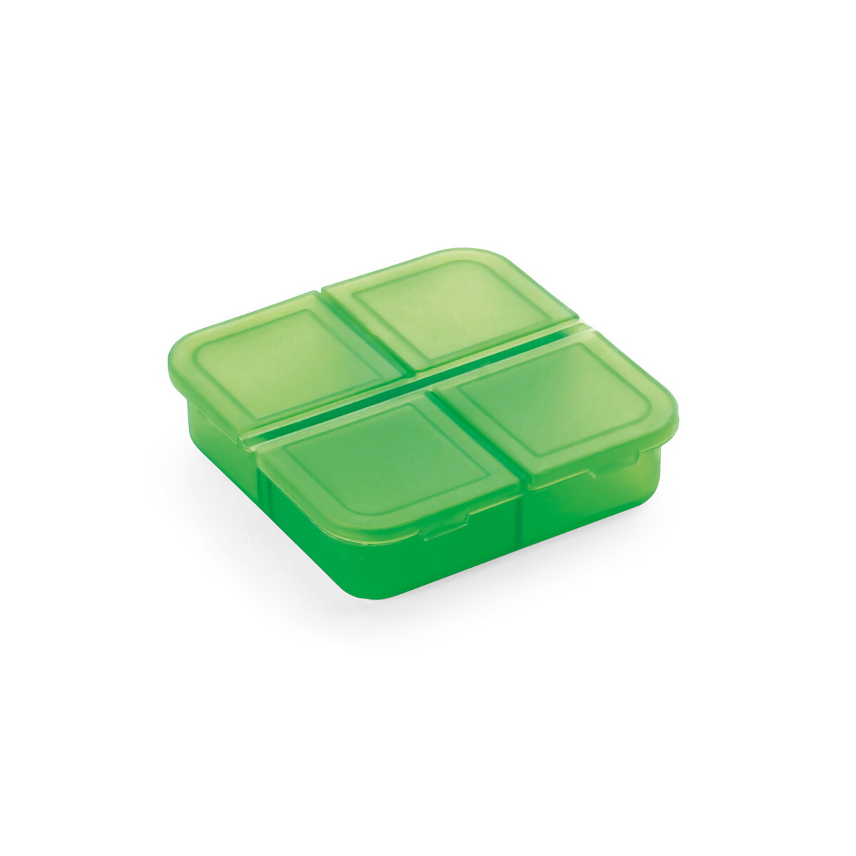 ROBERTS. Pudełko na tabletki z 4 przegródkami - Jasno zielone 94306_119