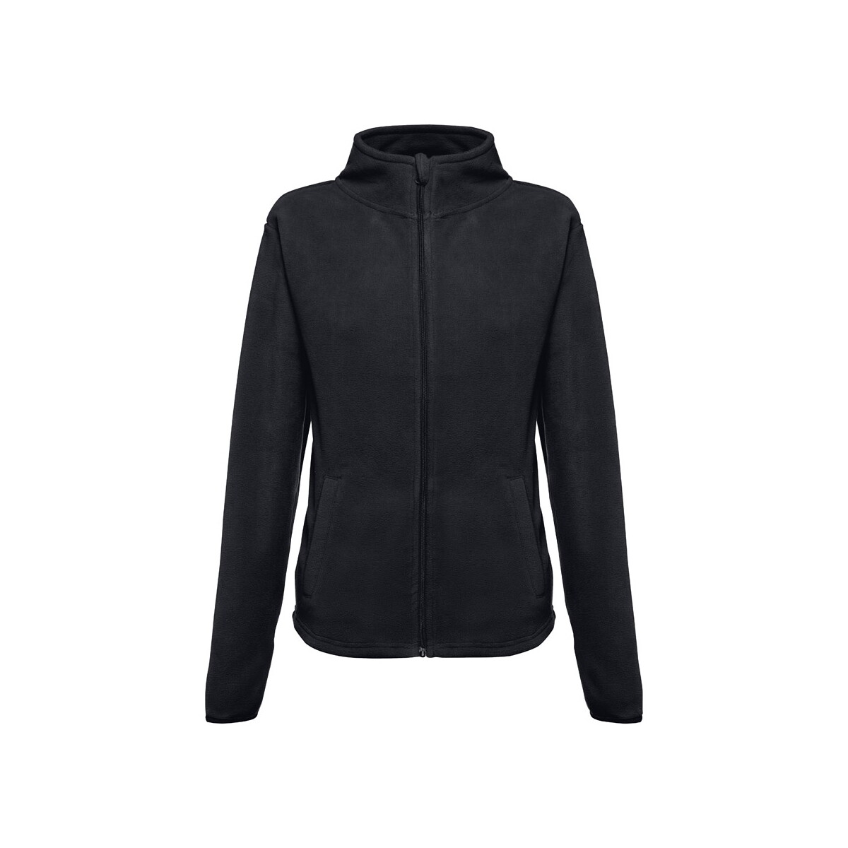 THC HELSINKI WOMEN. Damska bluza polarowa z poliestrowym taliowana - Czarna 30165_103