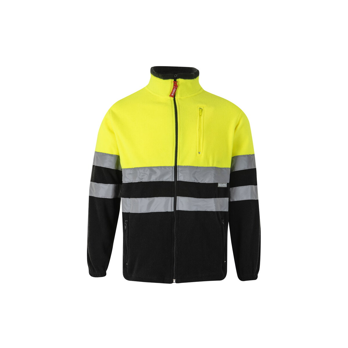 VL EROS. Dwukolorowa kurtka polarowa (280 g/m²), poliester (100%) - Czarna/Żółta 36073_203