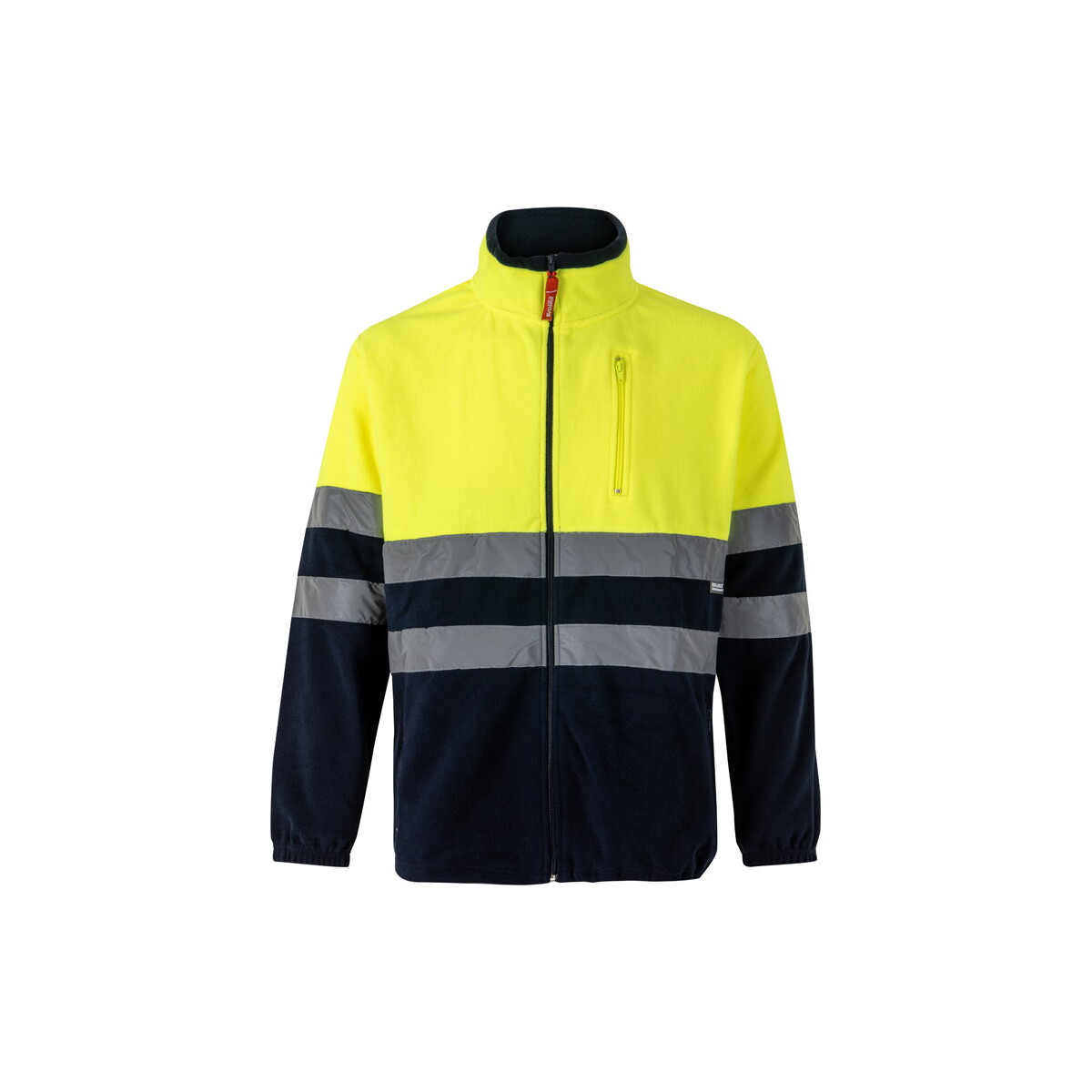 VL EROS. Dwukolorowa kurtka polarowa (280 g/m²), poliester (100%) - Granatowa/Żółta 36073_204