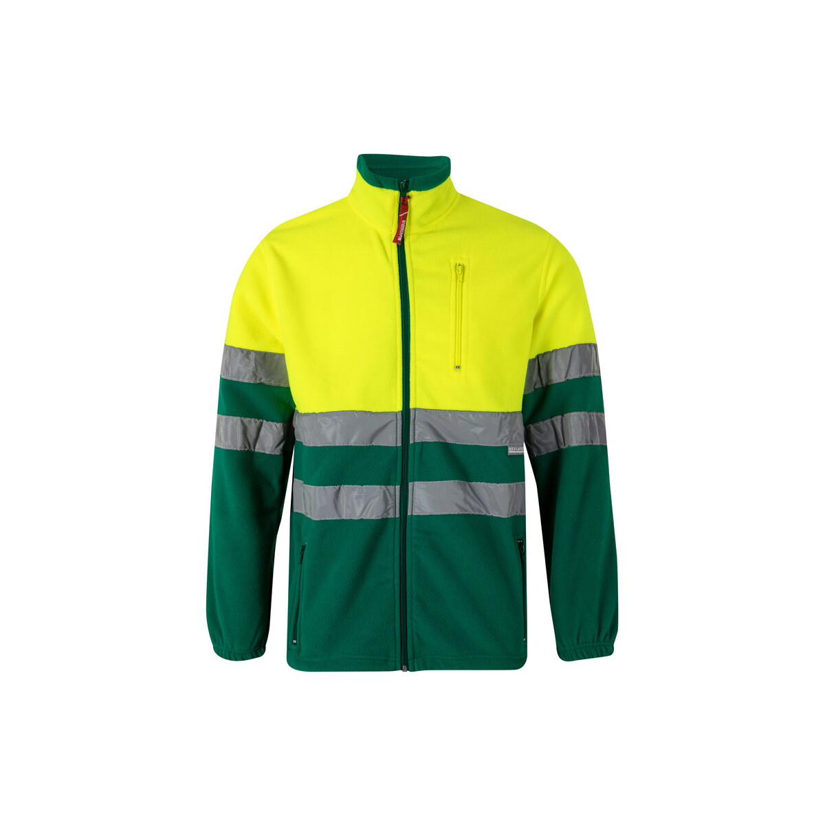 VL EROS. Dwukolorowa kurtka polarowa (280 g/m²), poliester (100%) - Zielona/Żółta 36073_209