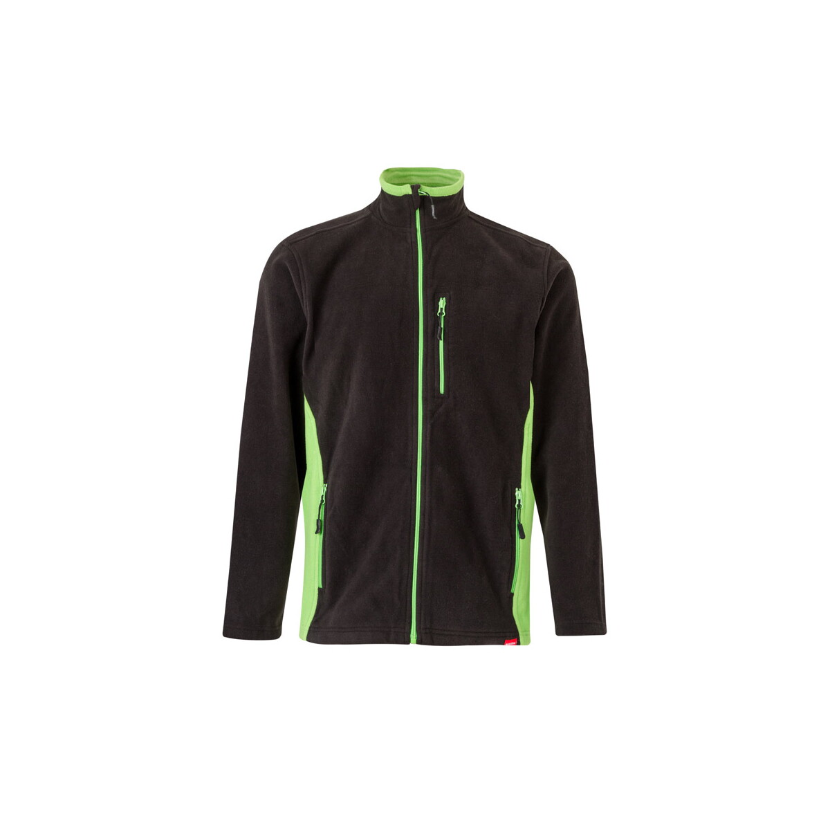 VL GERAS. Dwukolorowa kurtka polarowa (220 g/m²) z poliestru (100%) - Czarna/Zielona 36079_243
