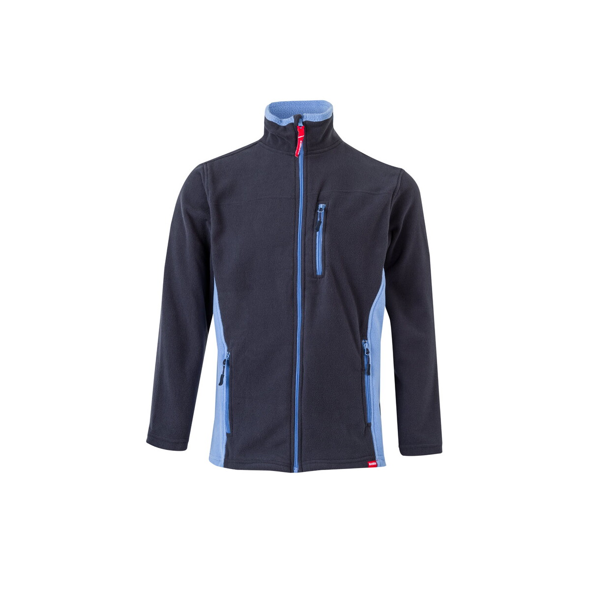 VL GERAS. Dwukolorowa kurtka polarowa (220 g/m²) z poliestru (100%) - Granatowa/Błękitna 36079_244