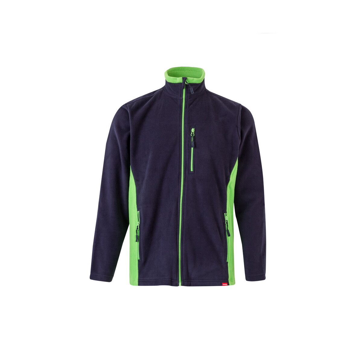 VL GERAS. Dwukolorowa kurtka polarowa (220 g/m²) z poliestru (100%) - Granatowa/Zielona 36079_234