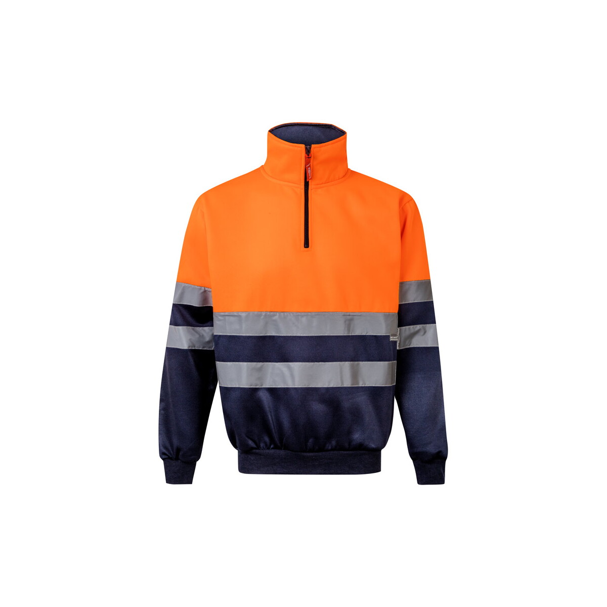 VL THOR LARGE. Dwukolorowa bluza (300 g/m²) z poliestrowego polaru (100%) - Granatowa/Pomarańczowa 36149_214