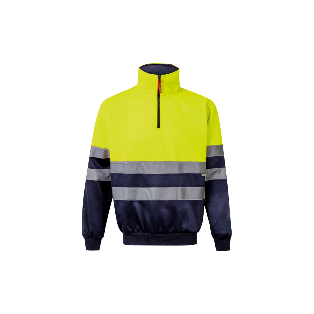 VL THOR LARGE. Dwukolorowa bluza (300 g/m²) z poliestrowego polaru (100%) - Granatowa/Żółta 36149_204