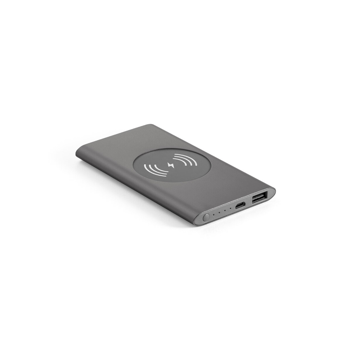 CASSINI. Power bank 4.000 mAh z bezprzewodową ładowarką 5W z aluminium pochodzącego z recyklingu (100% rAL) - Ciemnoszary 97078_133