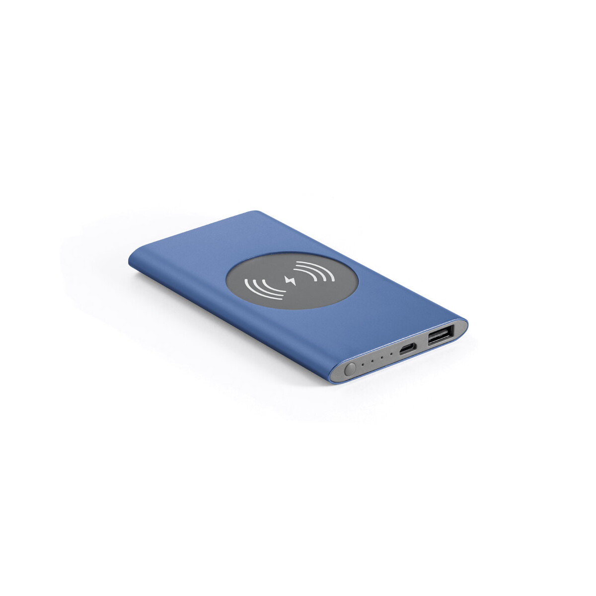 CASSINI. Power bank 4.000 mAh z bezprzewodową ładowarką 5W z aluminium pochodzącego z recyklingu (100% rAL) - granatowy 97078_104