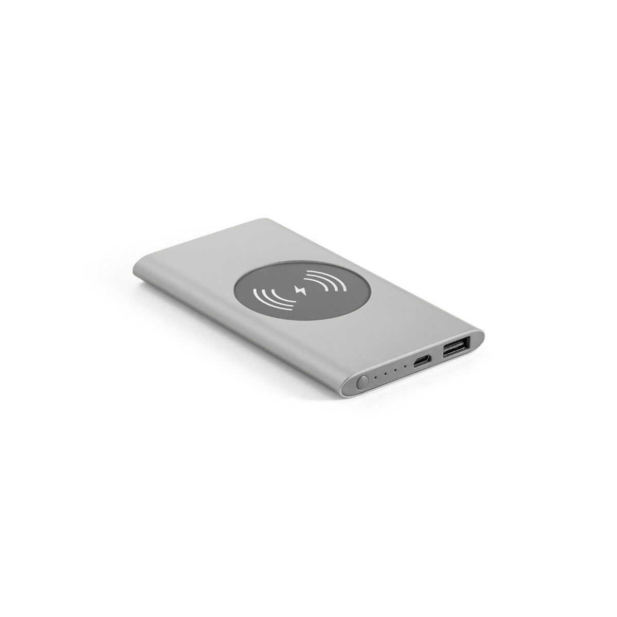 CASSINI. Power bank 4.000 mAh z bezprzewodową ładowarką 5W z aluminium pochodzącego z recyklingu (100% rAL) - Satynowy srebrny 97078_127