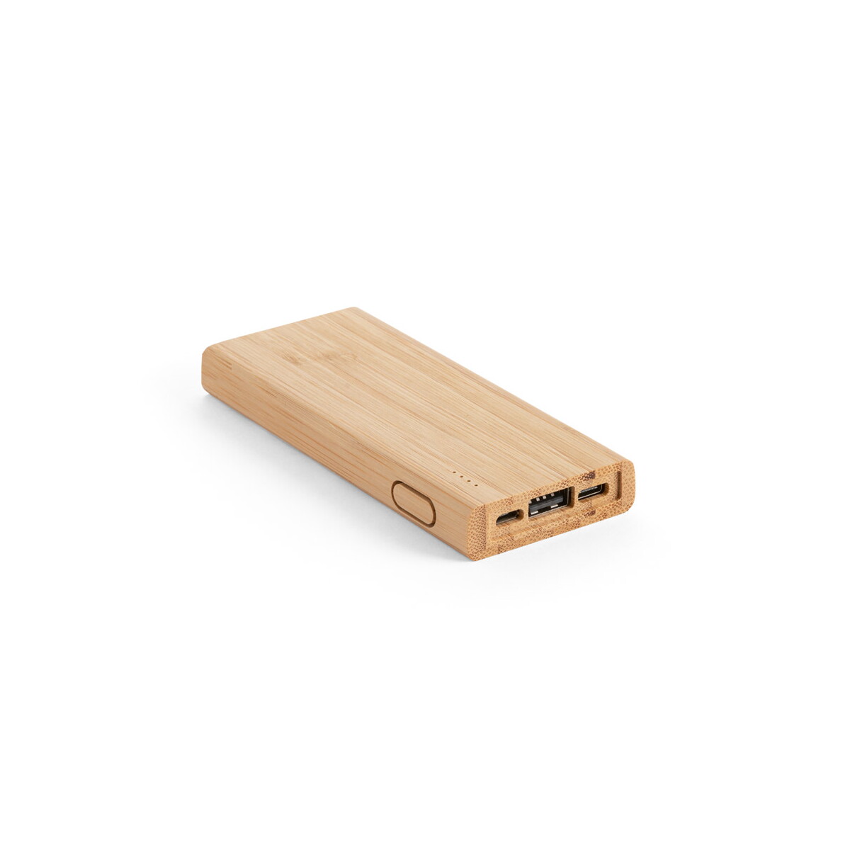 KOHN. Power bank 5.000 mAh z bambusa - Naturalny 97915_160