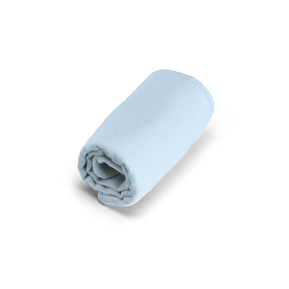 TRAVIS. Ręcznik sportowy z mikrofibry z pokrowcem 190T (210 g/m²) - Błękitny 99966_124