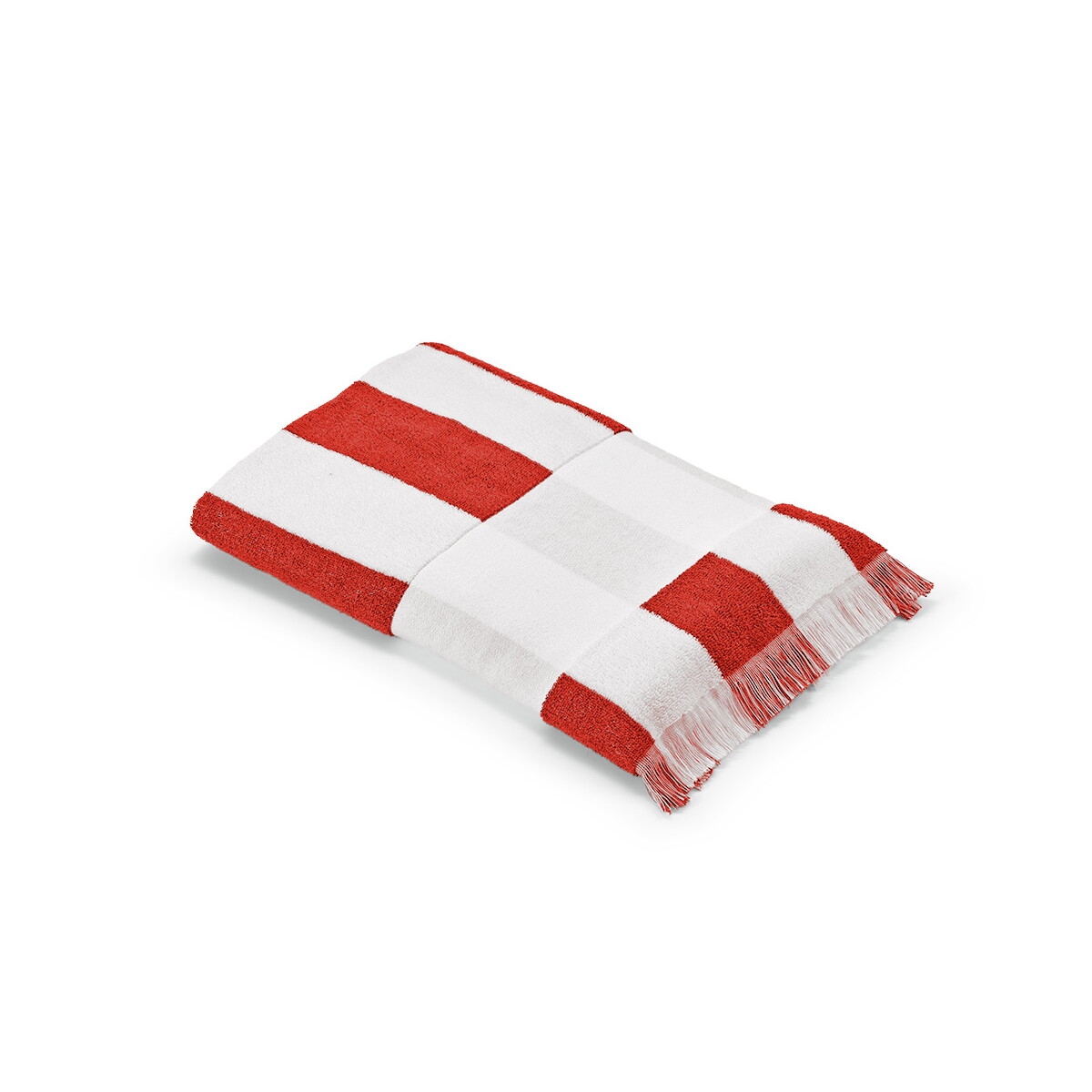 Ręcznik Amadeo z bawełny z recyklingu 450 gsm EU - czerwony ATW009_105
