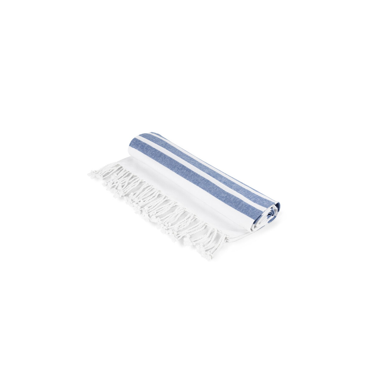 SARDENHA. Ręcznik plażowy z bawełny (70% z recyklingu) i poliestru (30% z recyklingu) (180 g/m²) - granatowy 99159_134
