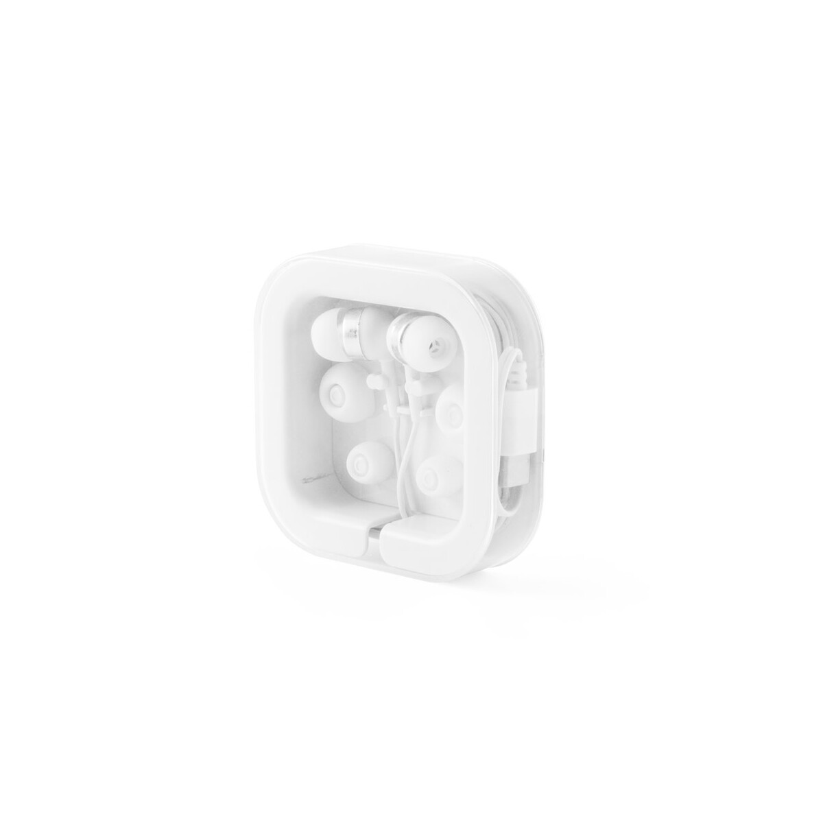 PRESLEY. Słuchawki douszne z 1.2-metrowym kablem USB-C i wbudowanym mikrofonem ABS - Białe 97139_106