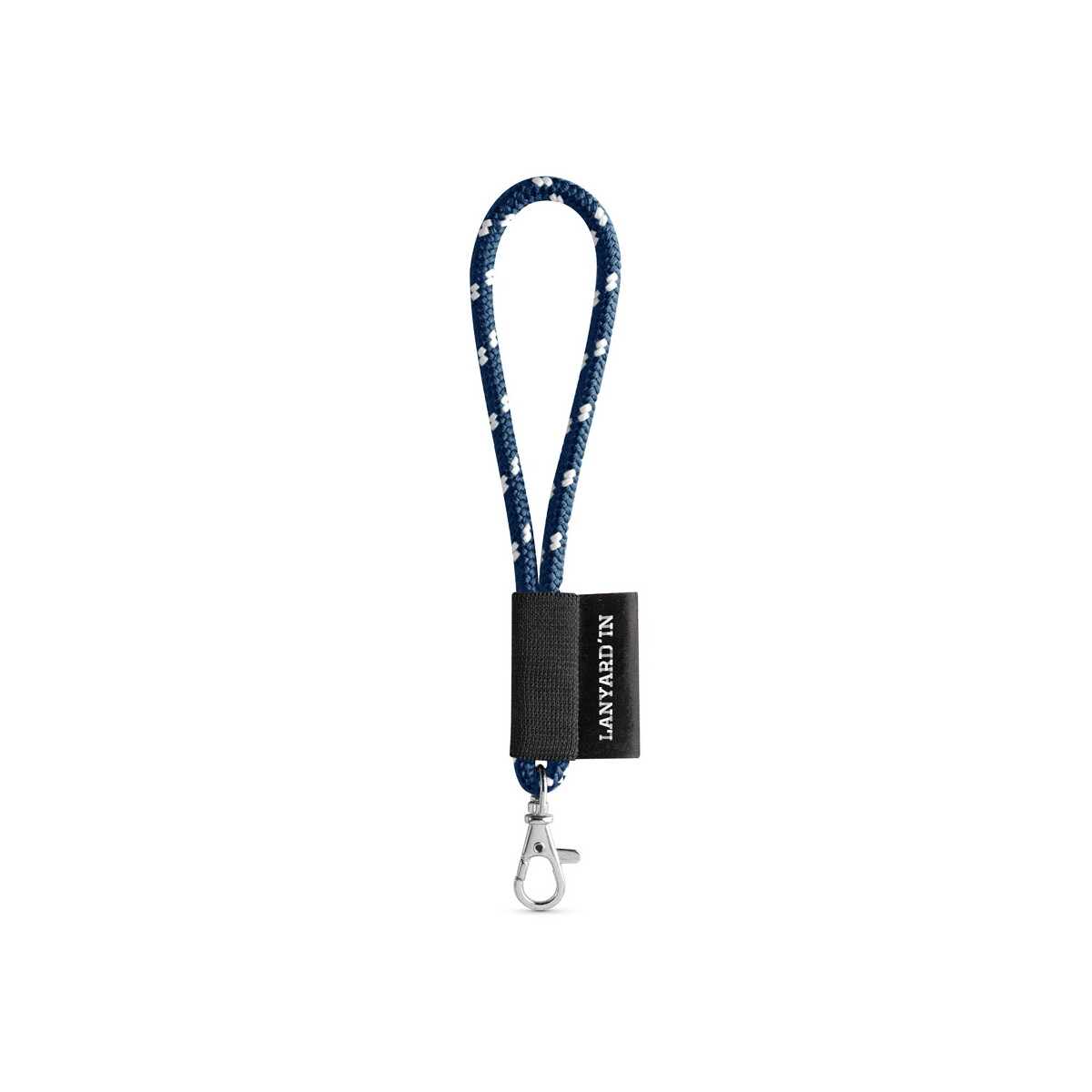 Lanyard NAUTIC Short Set. Modele standardowe - Biały/Granatowy 14001_389