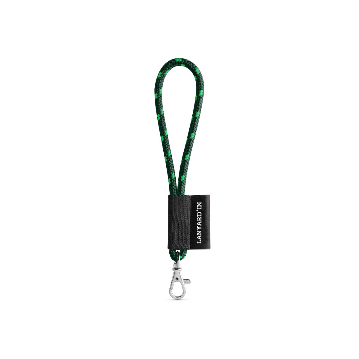 Lanyard NAUTIC Short Set. Modele standardowe - Ciemnozielony/Jasnozielone 14001_378