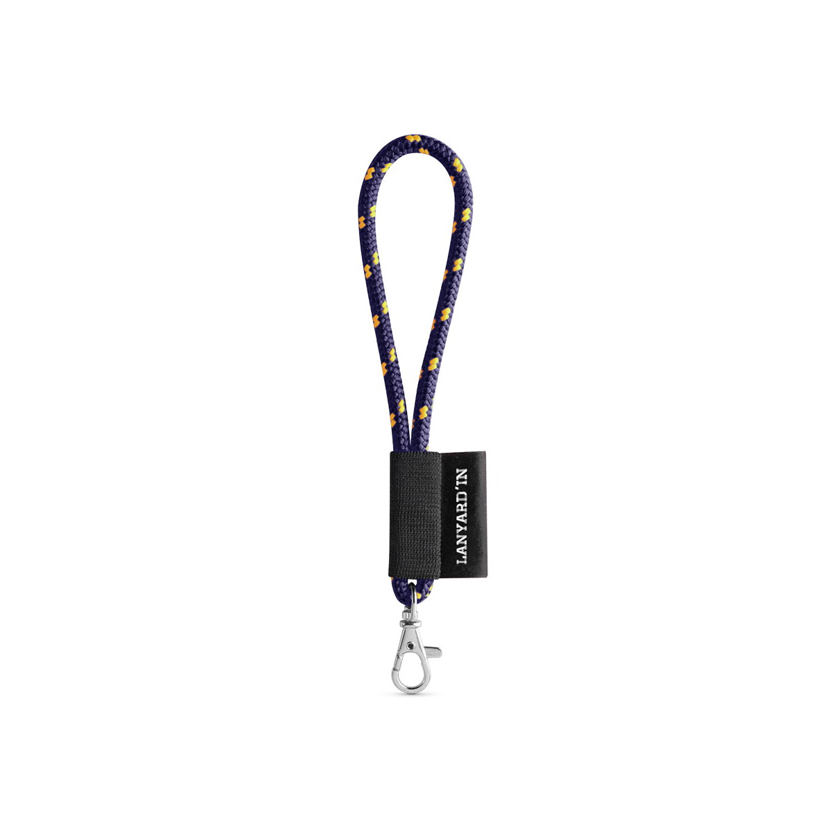 Lanyard NAUTIC Short Set. Modele standardowe - Fioletowy/Żółty 14001_377