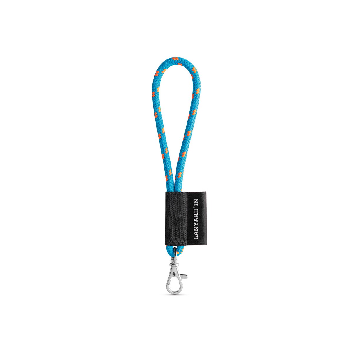 Lanyard NAUTIC Short Set. Modele standardowe - Pomarańczowy chrom./Szafirowy 14001_364