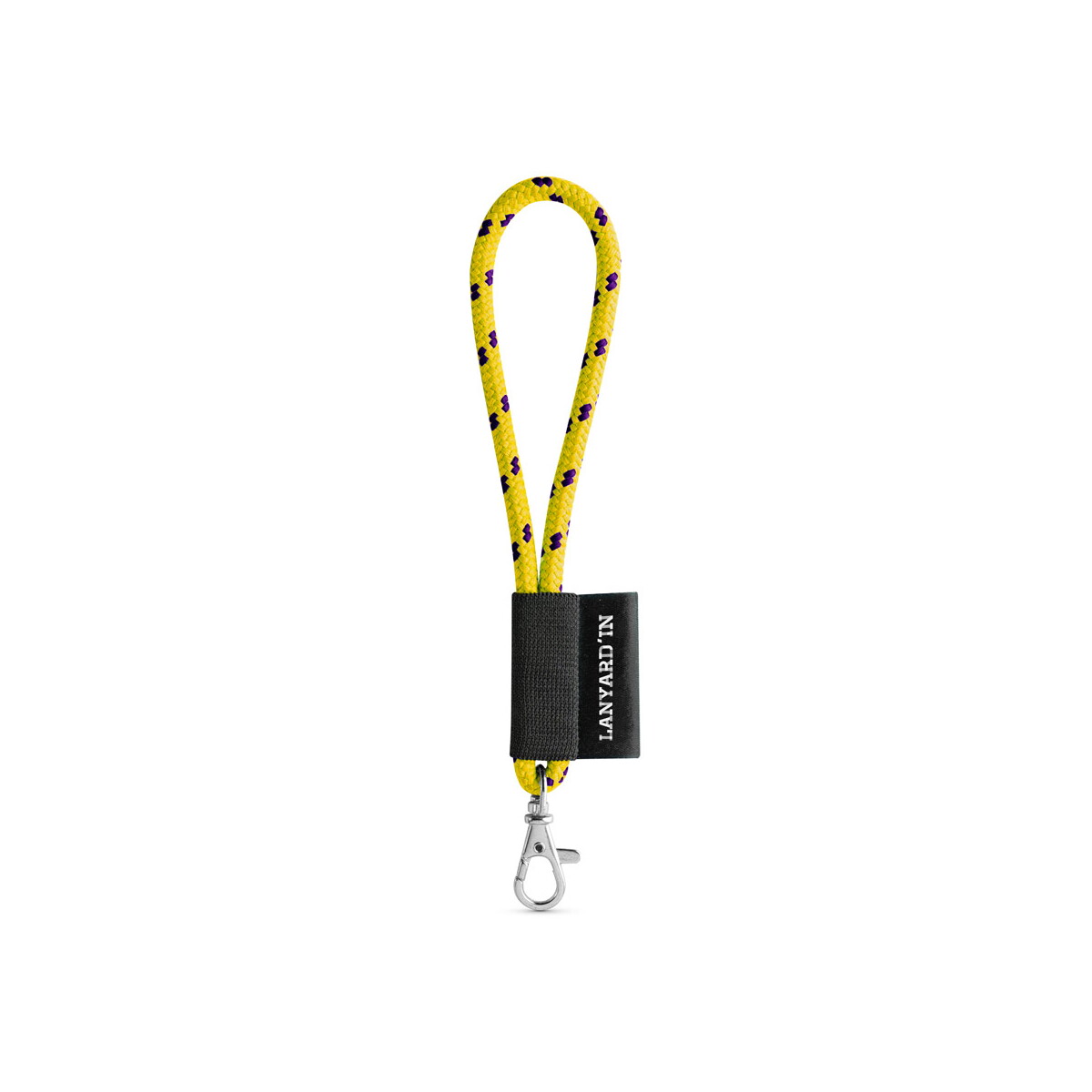 Lanyard NAUTIC Short Set. Modele standardowe - Żółto/fioletowe 14001_376