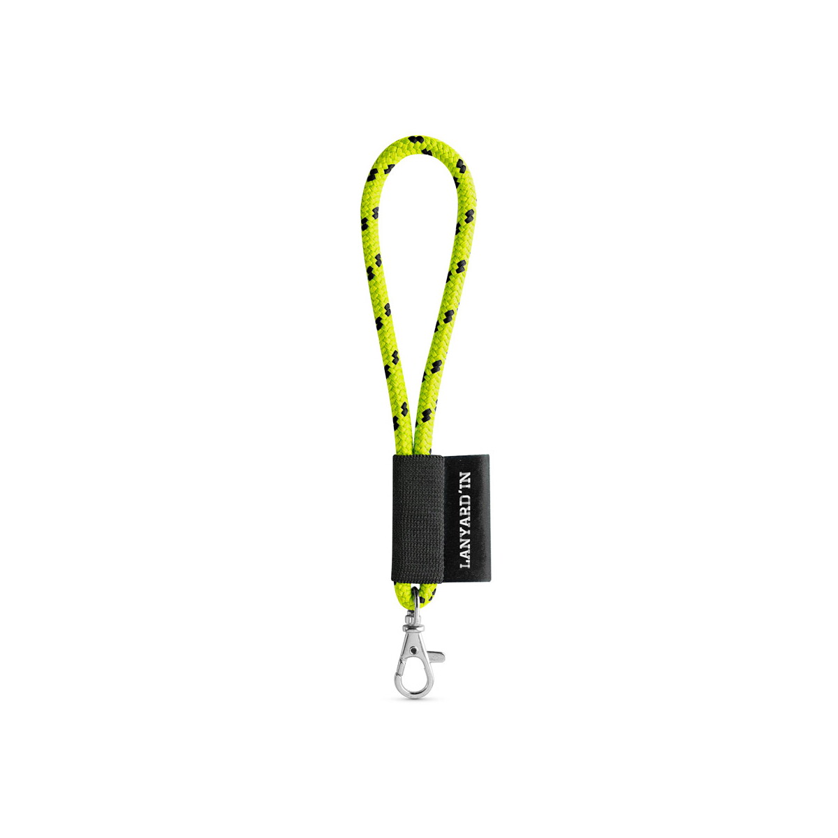 Lanyard NAUTIC Short Set. Modele standardowe - żółty neonowy 14001_318