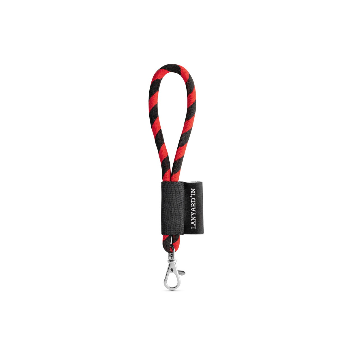 Lanyard Tube Short Set. Modele standardowe - Czarny/Czerwony 75090_354