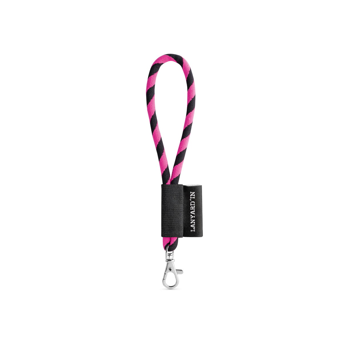 Lanyard Tube Short Set. Modele standardowe - Czarny/Różowy 75090_355